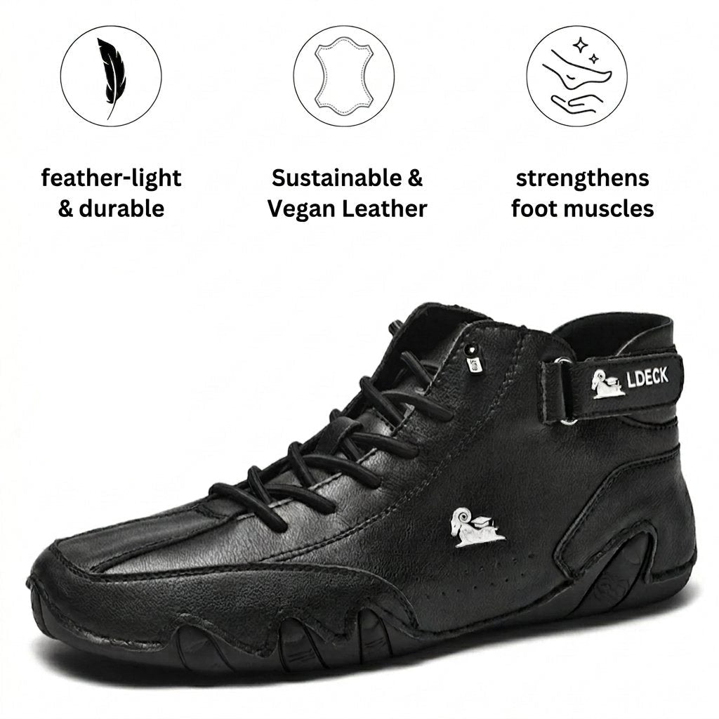 Nicholas™ | Orthopedic Barefoot Leather Shoes