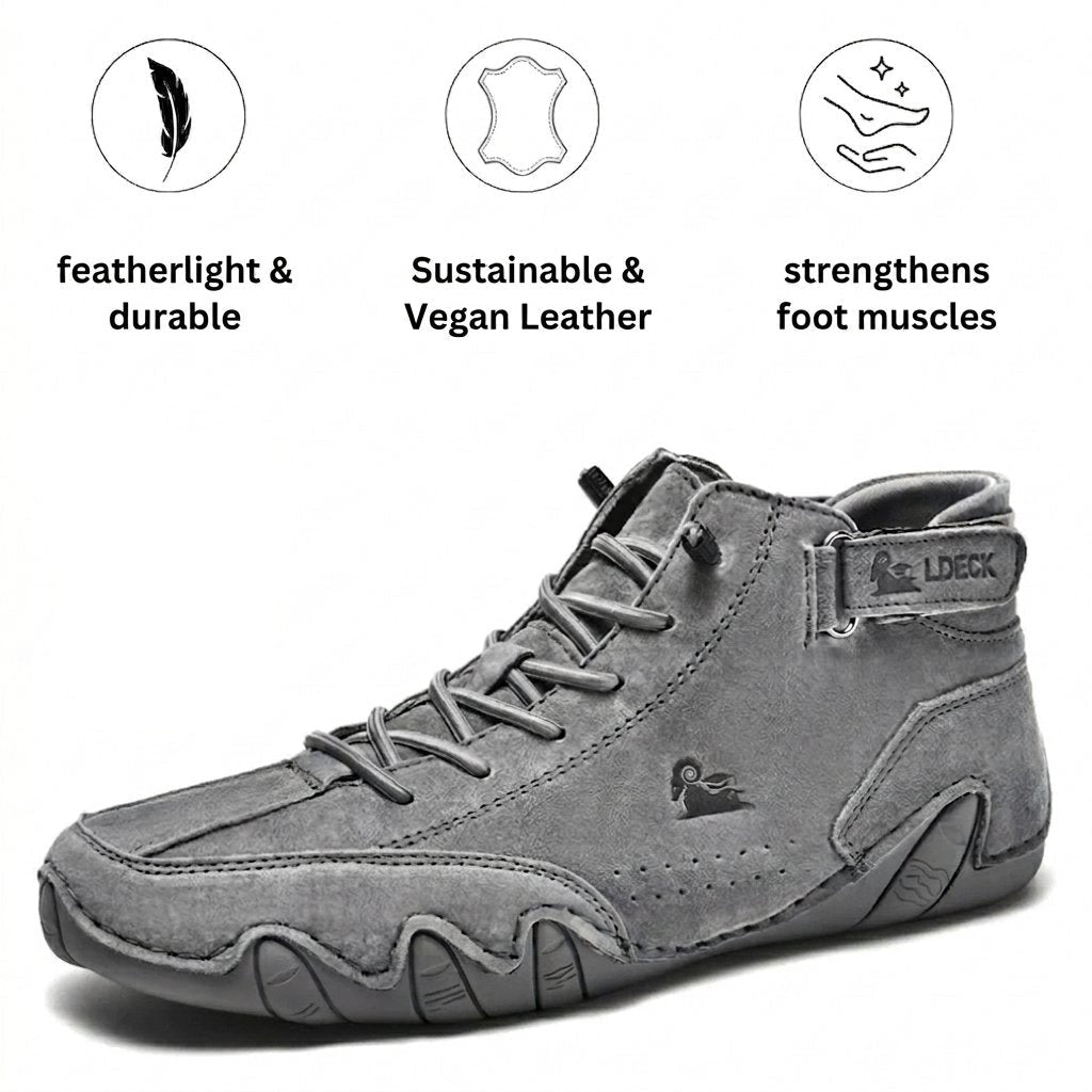 Nicholas™ | Orthopedic Barefoot Leather Shoes