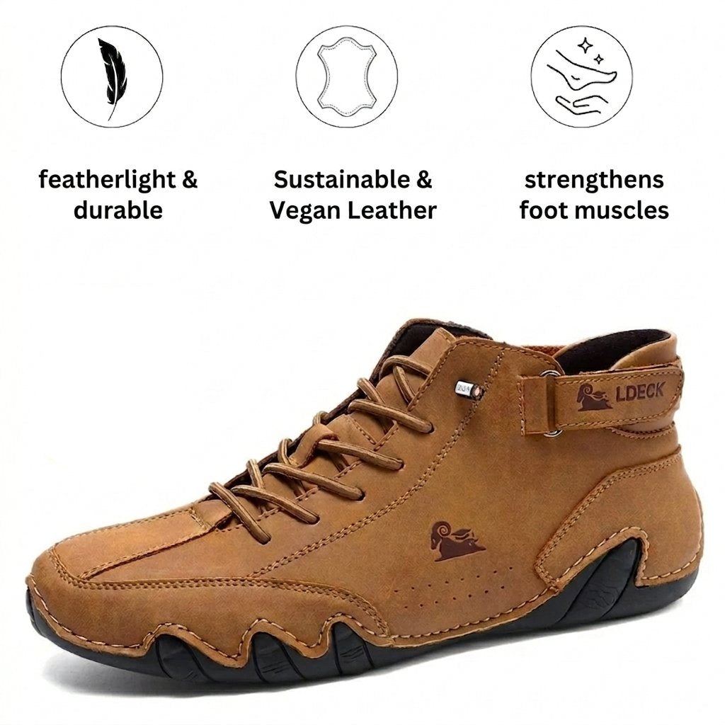 Nicholas™ | Orthopedic Barefoot Leather Shoes