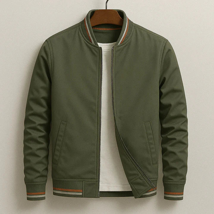 Leo™ |  Breathable Ribbed Varsity Jacket