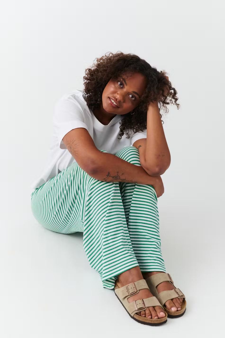 Hannah | Women’s Spring Striped Relaxed Pants