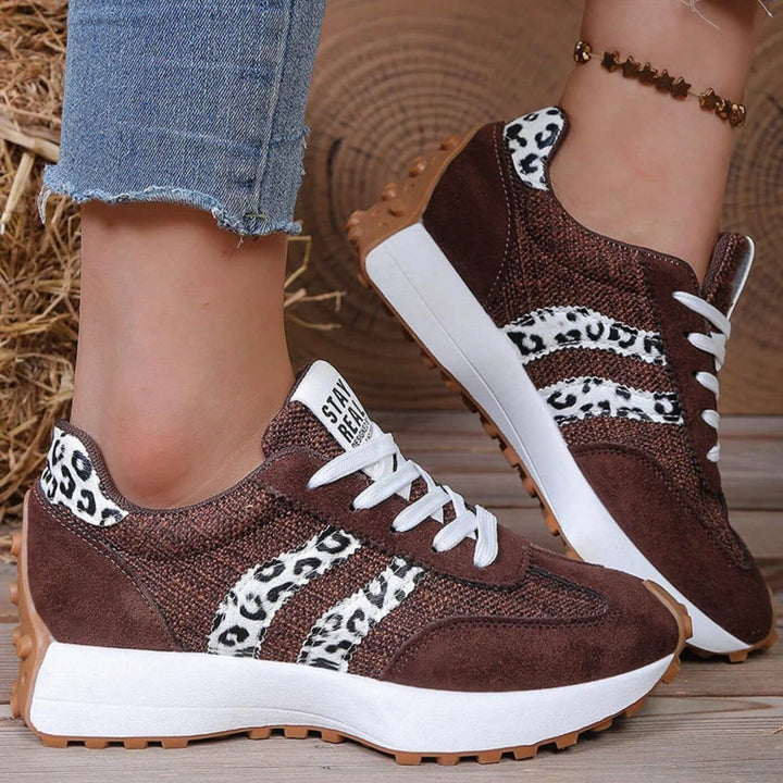 Amelia | Retro Chunky Casual Lace-Up Sneakers