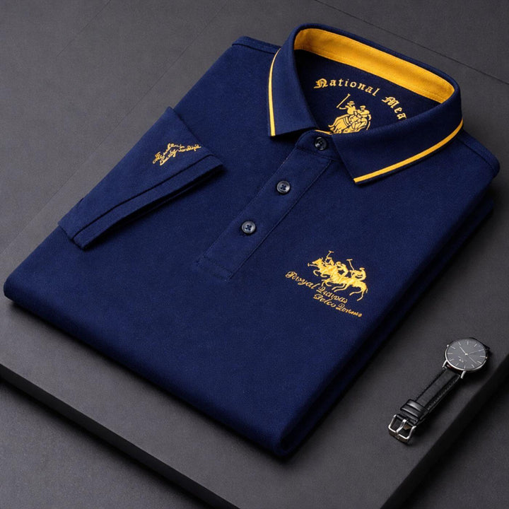 Caleb™| Mens Classic Short Sleeve Polo Shirt