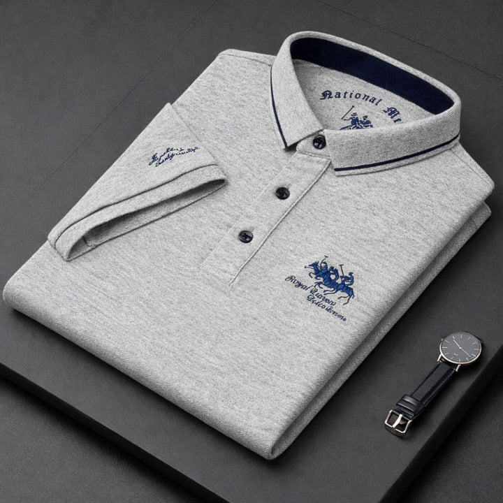 Caleb™| Mens Classic Short Sleeve Polo Shirt