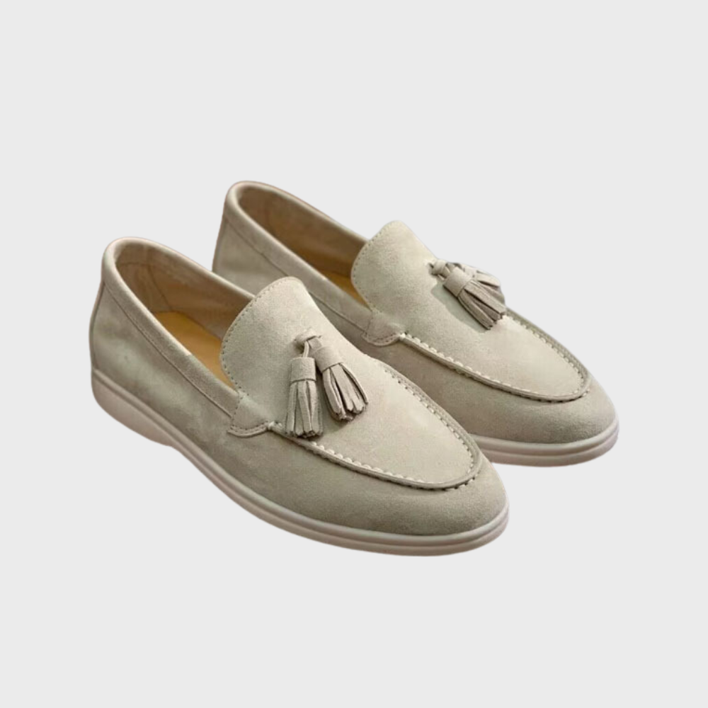 Kyle | Men’s Classic Suede Tassel Loafers