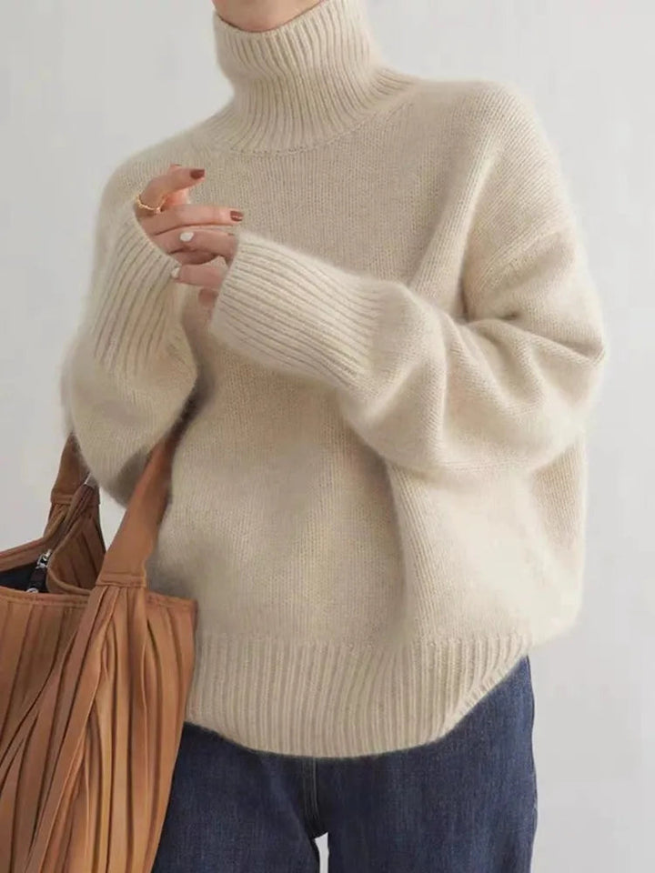 Monica | Elegant High Neck Sweater