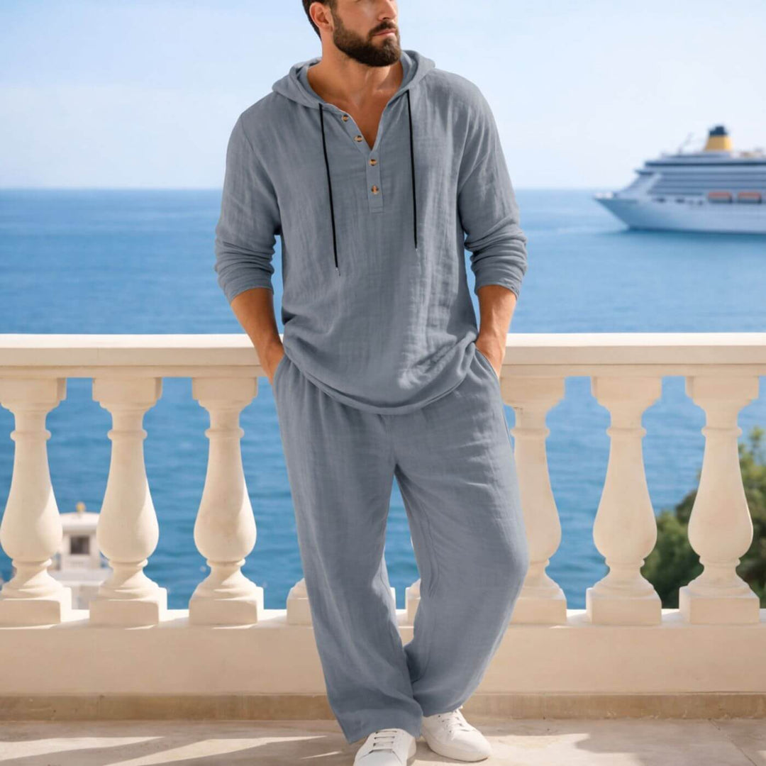 Cooper | Relaxed Fit Lounge Set Hooded Shirt and Pants