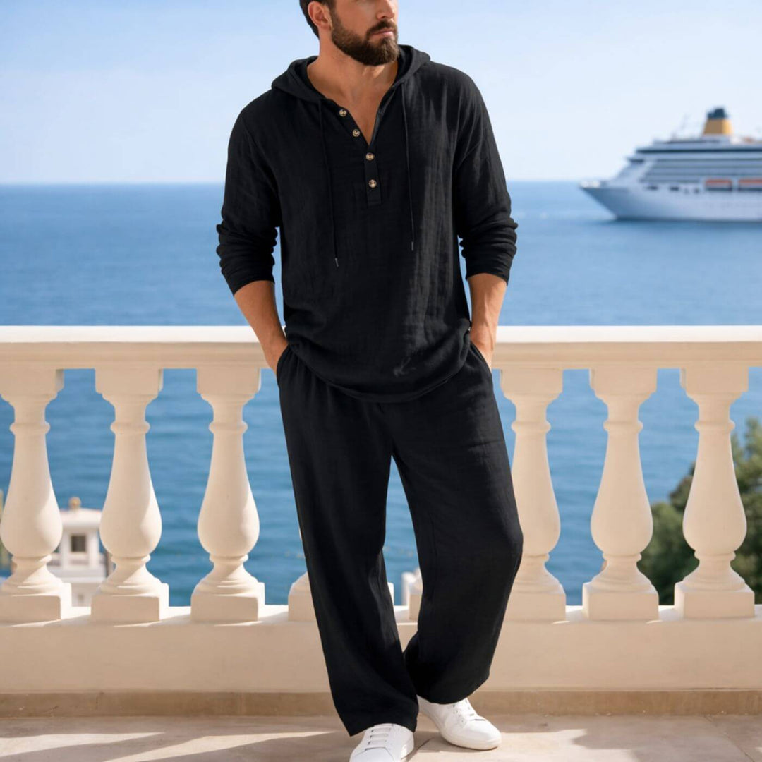 Cooper | Relaxed Fit Lounge Set Hooded Shirt and Pants