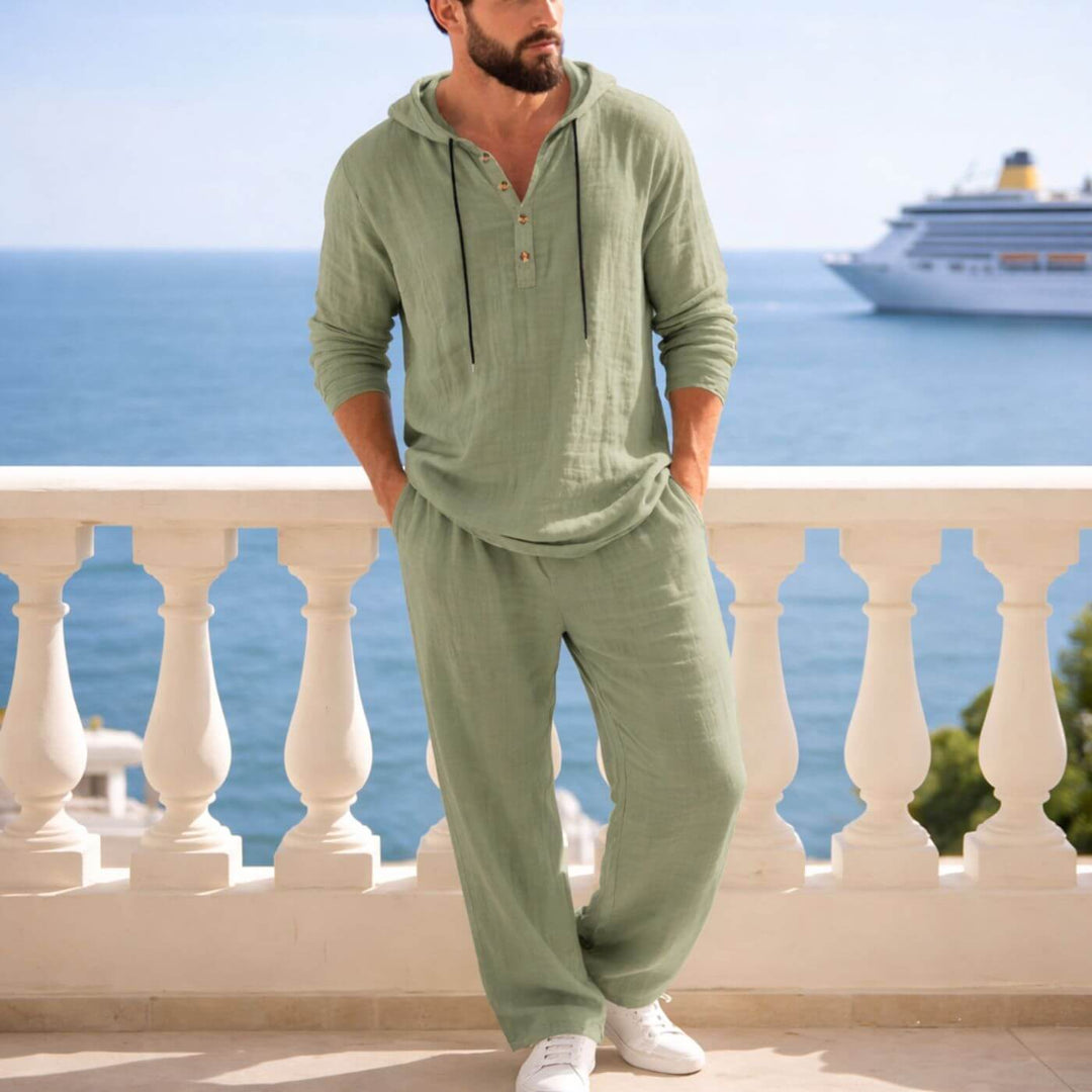 Cooper | Relaxed Fit Lounge Set Hooded Shirt and Pants
