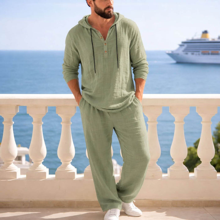 Cooper | Relaxed Fit Lounge Set Hooded Shirt and Pants