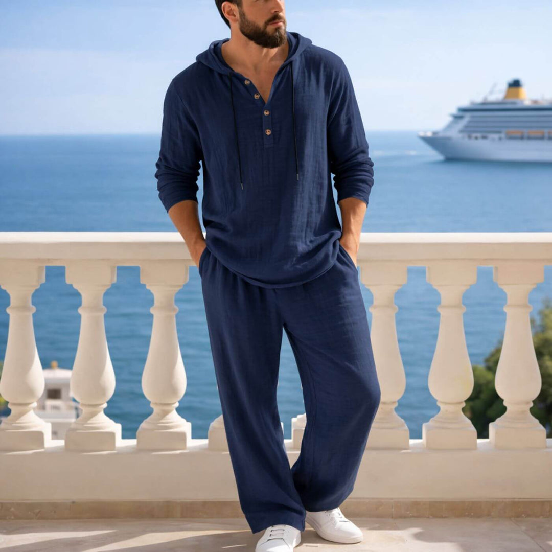 Cooper | Relaxed Fit Lounge Set Hooded Shirt and Pants