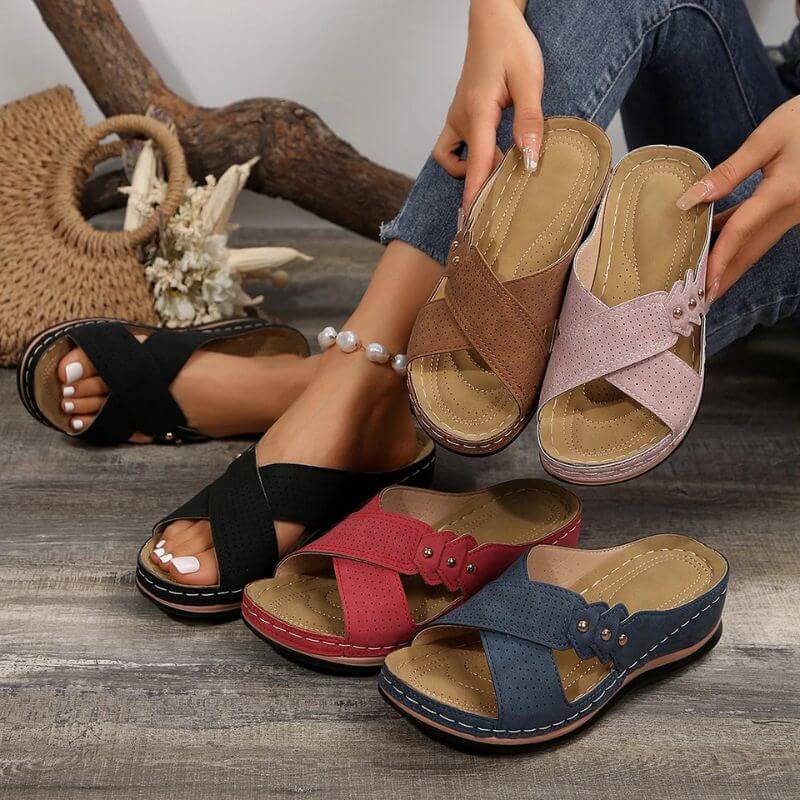 Everly™ | Breathable Orthopedic Wedge Sandals