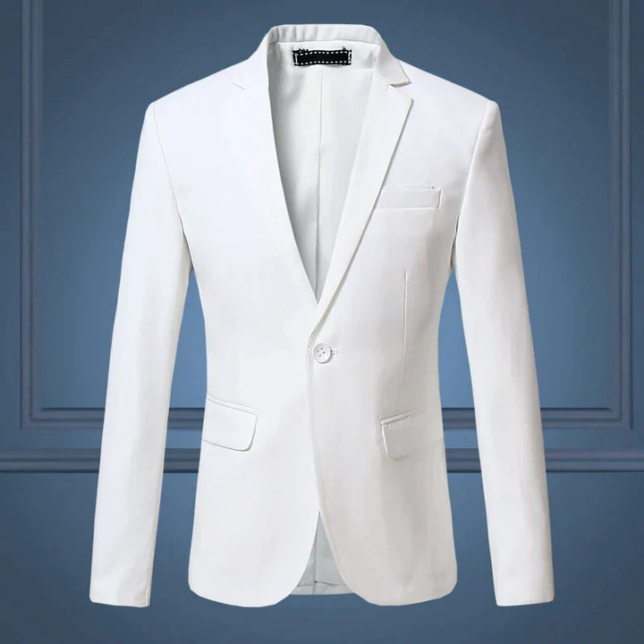 Andrew | Men’s Classic One Button Tailored Suit Blazer