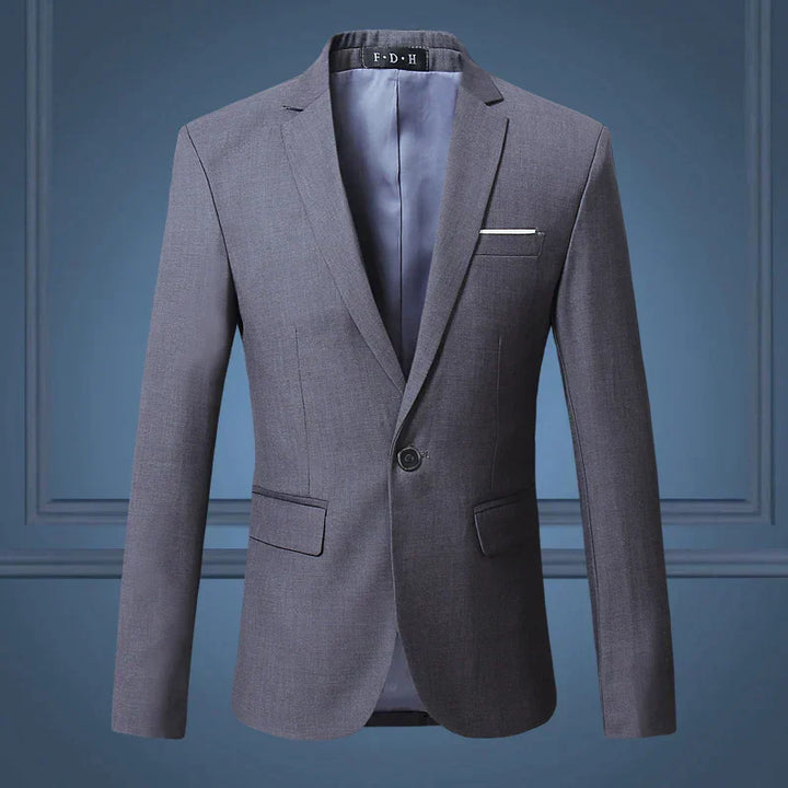 Andrew | Men’s Classic One Button Tailored Suit Blazer