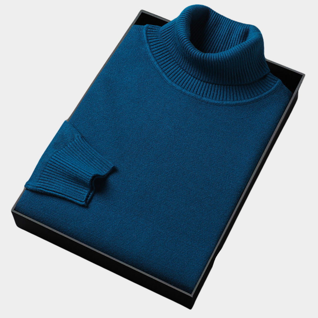 Ryan | Men’s Spring Bold Colour Turtleneck Sweater