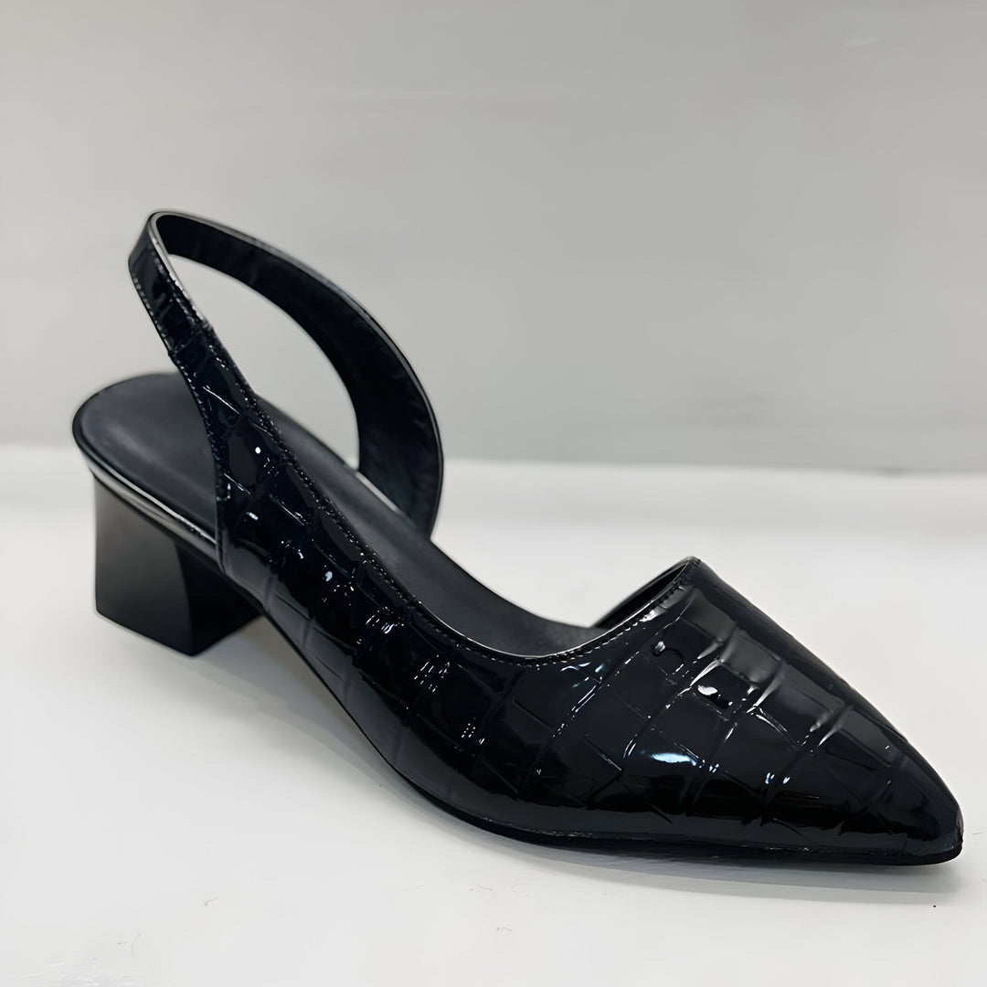 Evelyn | Women Pointed Toe Block Heel Shoes