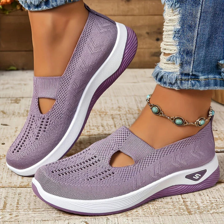 Orthovela | Breathable Knit Slip-On Comfort Sneakers
