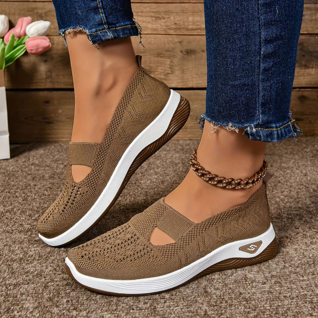 Orthovela | Breathable Knit Slip-On Comfort Sneakers