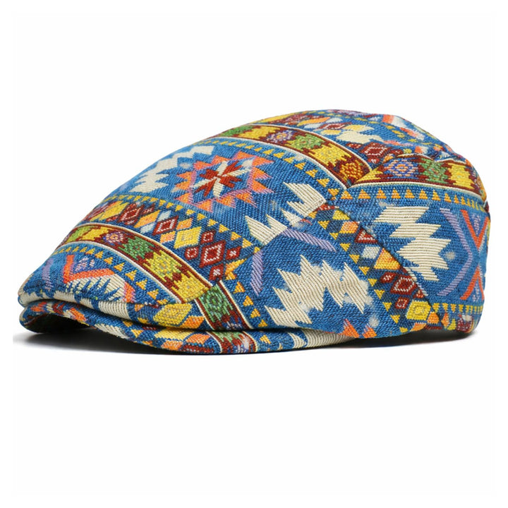 Owen | Colorful Ethnic Style Flat Cap