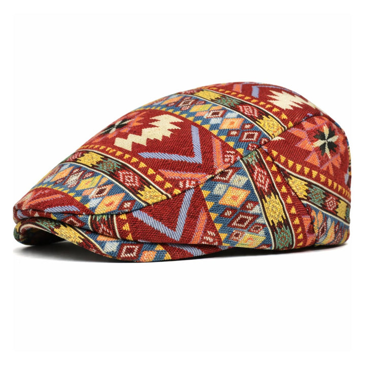 Owen | Colorful Ethnic Style Flat Cap