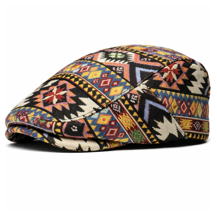 Owen | Colorful Ethnic Style Flat Cap