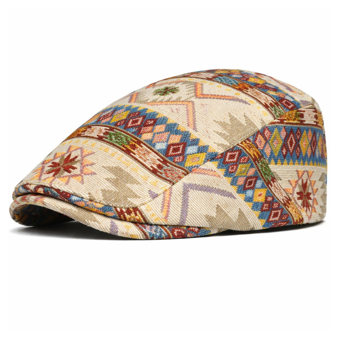 Owen | Colorful Ethnic Style Flat Cap
