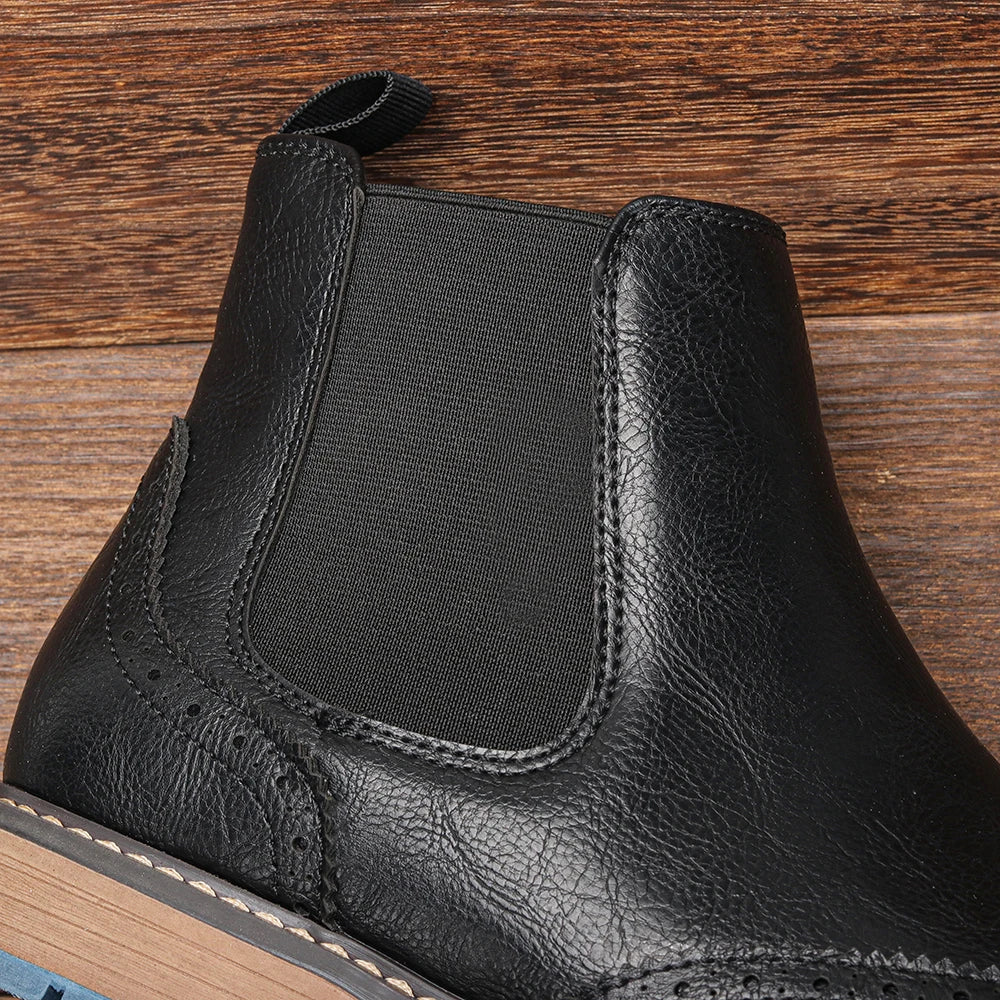 Nathan | Men's Classic Chelsea Boots with Durable Sole
