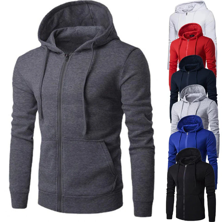 Keith | Men’s Classic Zip Up Street Hoodie
