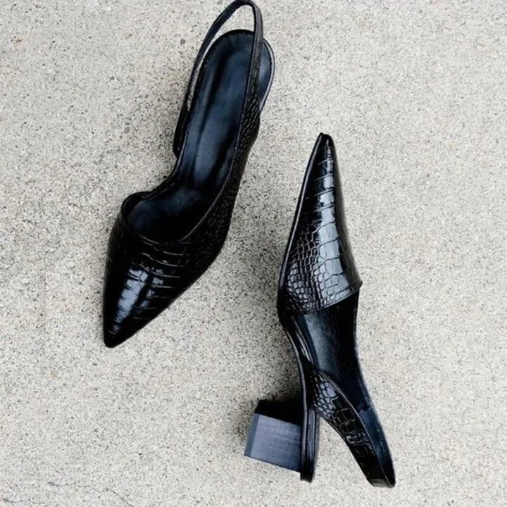 Eloise | Women’s Elegant Spring Block Heel Pumps