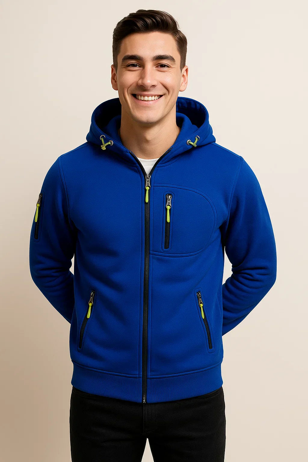 Sean | Men’s Casual Zip Front Hoodie