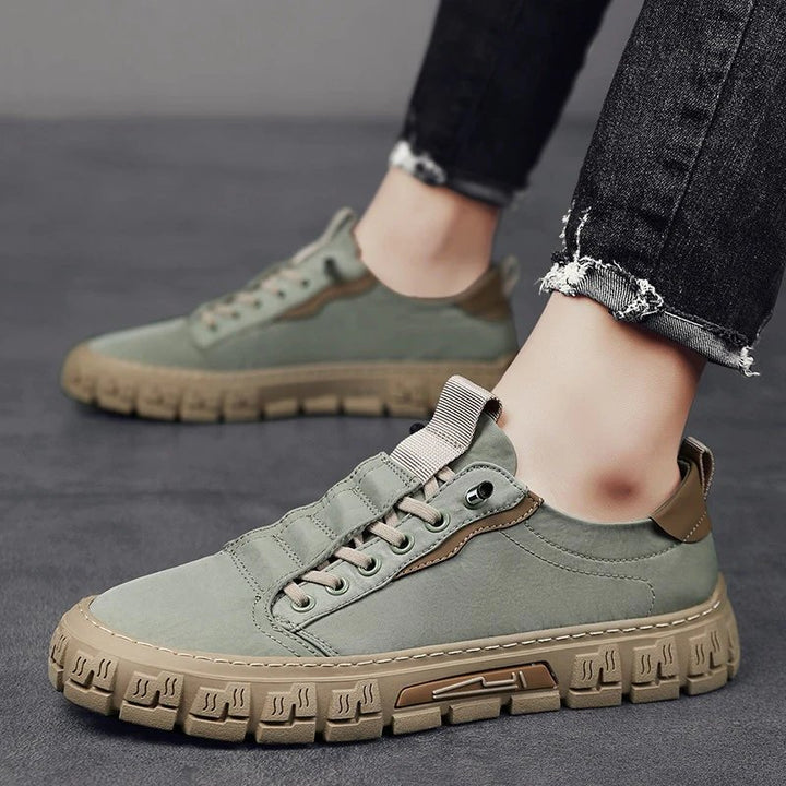 Alexander™ | Padded Canvas Rubber Sole Sneakers