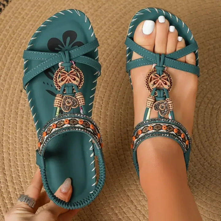Emilia™ | Comfortable Sandals with Decorative Elements