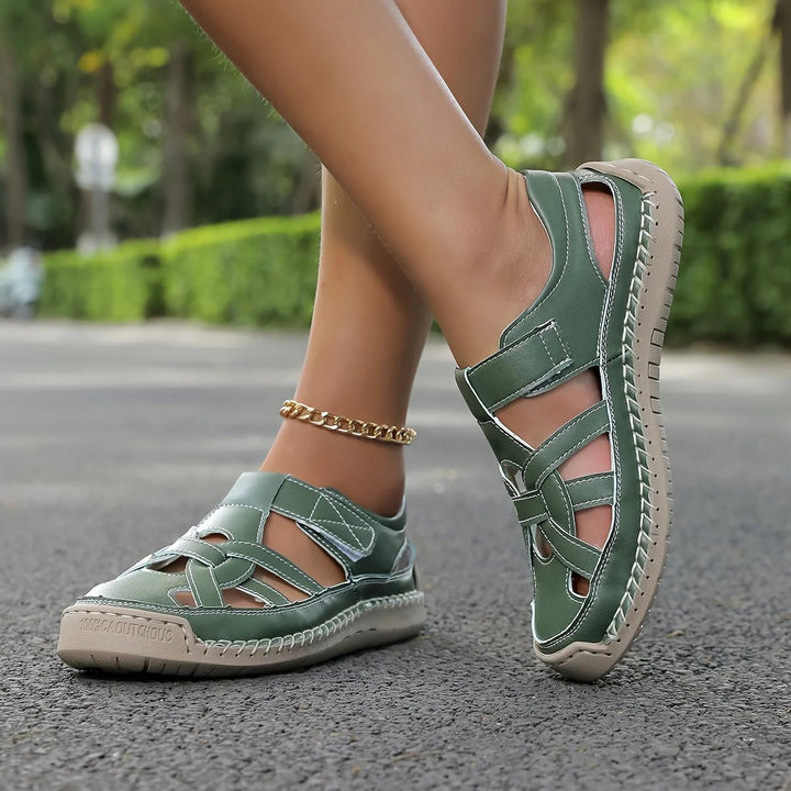 Keira™ | Lightweight Open Design Sandals with Velcro Closure