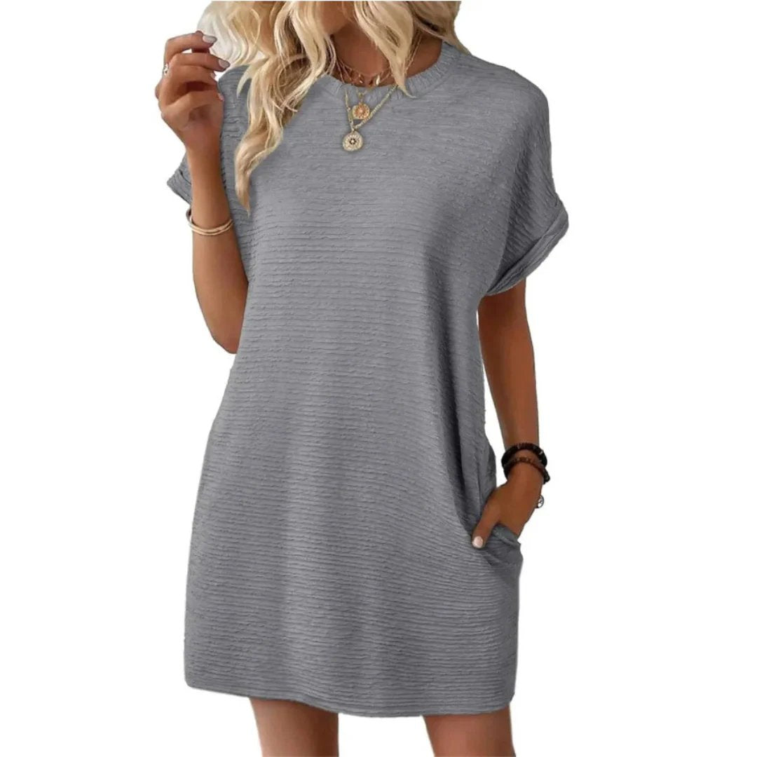 Serenity™ | Casual Loose Fit Round Neck Dress