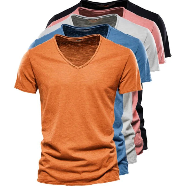 Hudson™ | V-Neck Breathable Short Sleeve T-Shirt