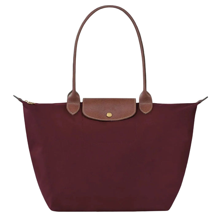 Gabriela™ | Lightweight Foldable Tote Bag with Leather Trim