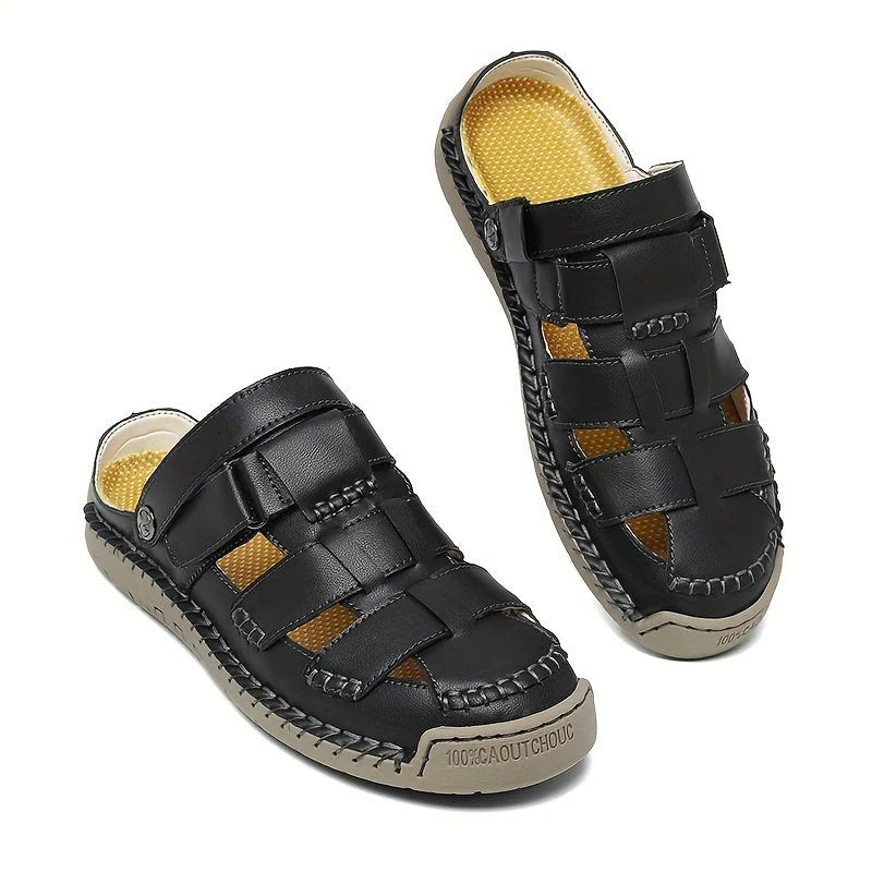 Cadence™ | Adjustable Strap Leather Comfort Sandals