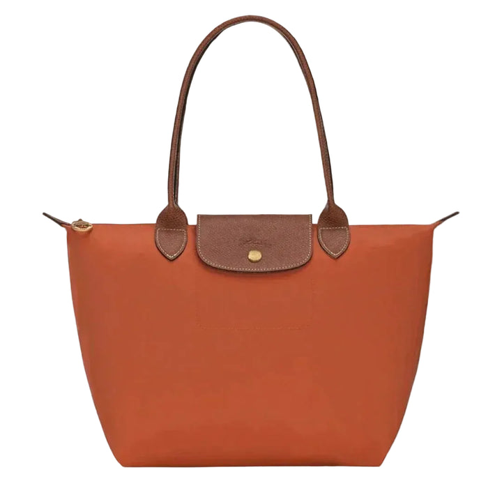 Gabriela™ | Lightweight Foldable Tote Bag with Leather Trim
