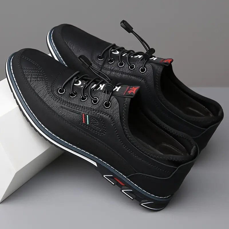 Theodore™ | Lace-Up Oxford Leather Sneakers