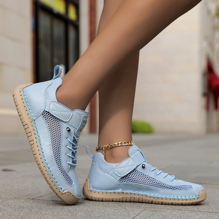 Aaliyah™ | Breathable Mesh Lace-Up Athletic Sneakers