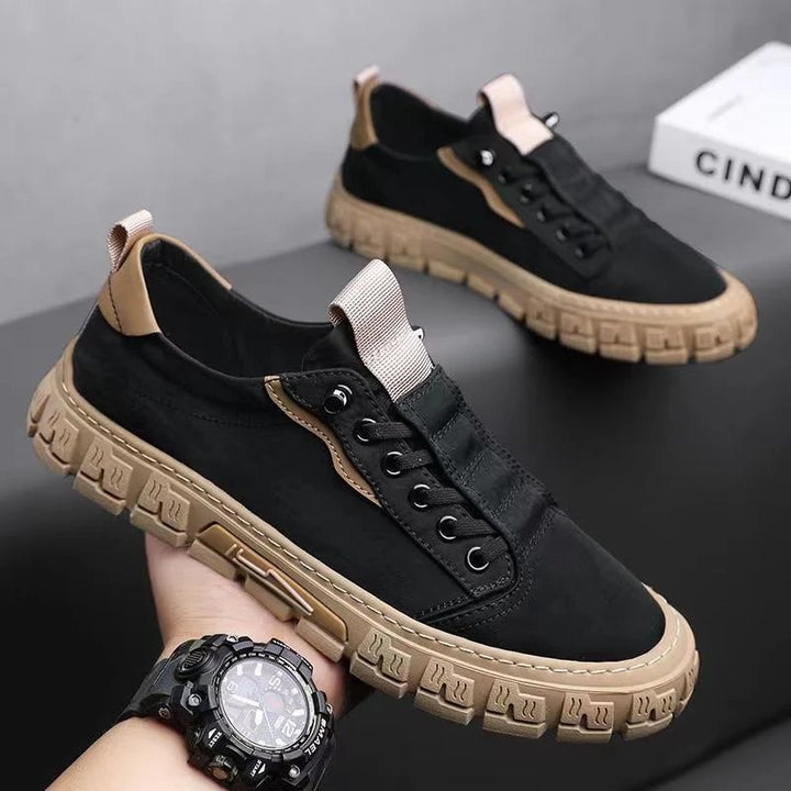 Alexander™ | Padded Canvas Rubber Sole Sneakers