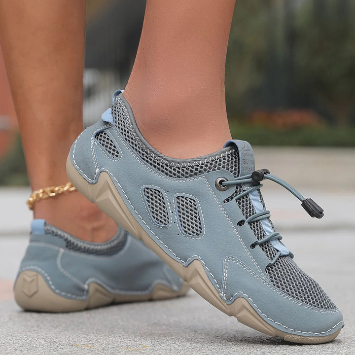Samantha™ | Breathable Mesh Lace-Up Athletic Sneakers