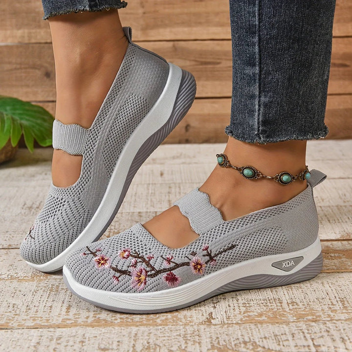 Isabel™ | Ergonomic Comfort Slip-On Shoes with Embroidery