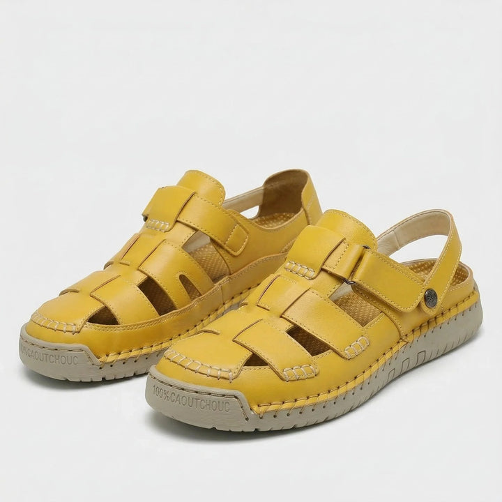 Cadence™ | Adjustable Strap Leather Comfort Sandals