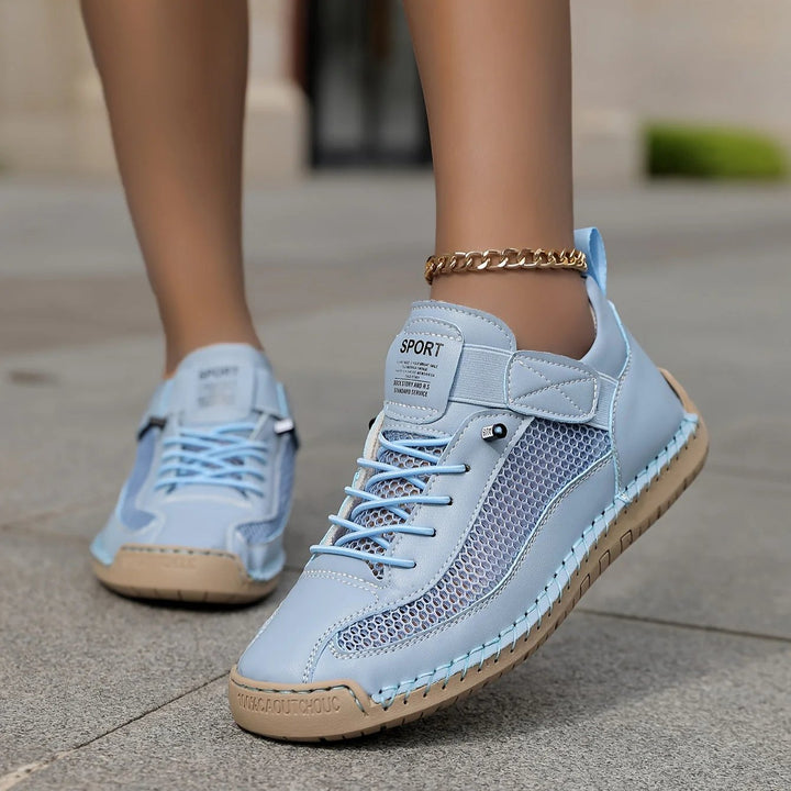 Aaliyah™ | Breathable Mesh Lace-Up Athletic Sneakers