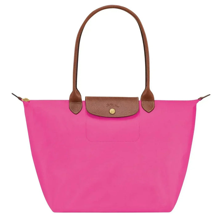 Gabriela™ | Lightweight Foldable Tote Bag with Leather Trim