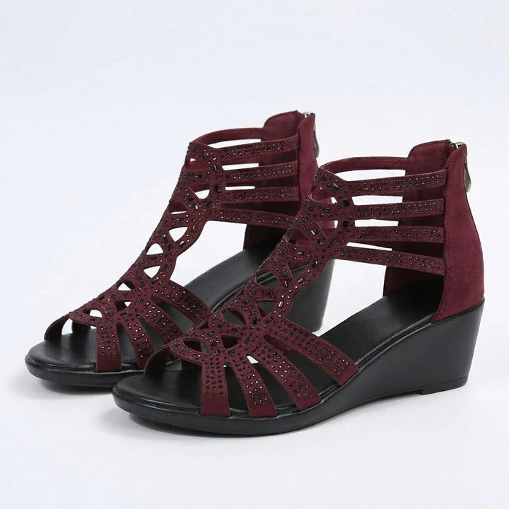 Adeline™ | Ornate Open-Toe Orthopedic Sandals