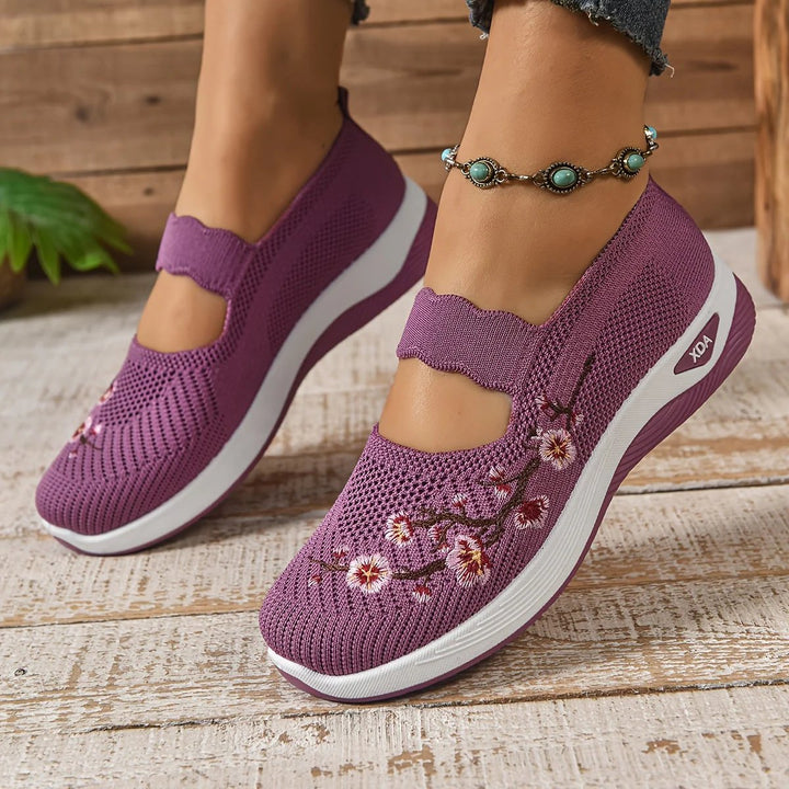 Isabel™ | Ergonomic Comfort Slip-On Shoes with Embroidery