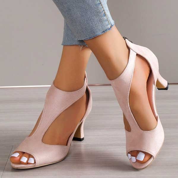 Isabella™ | Open-Toe Block Heel Orthopedic Sandals