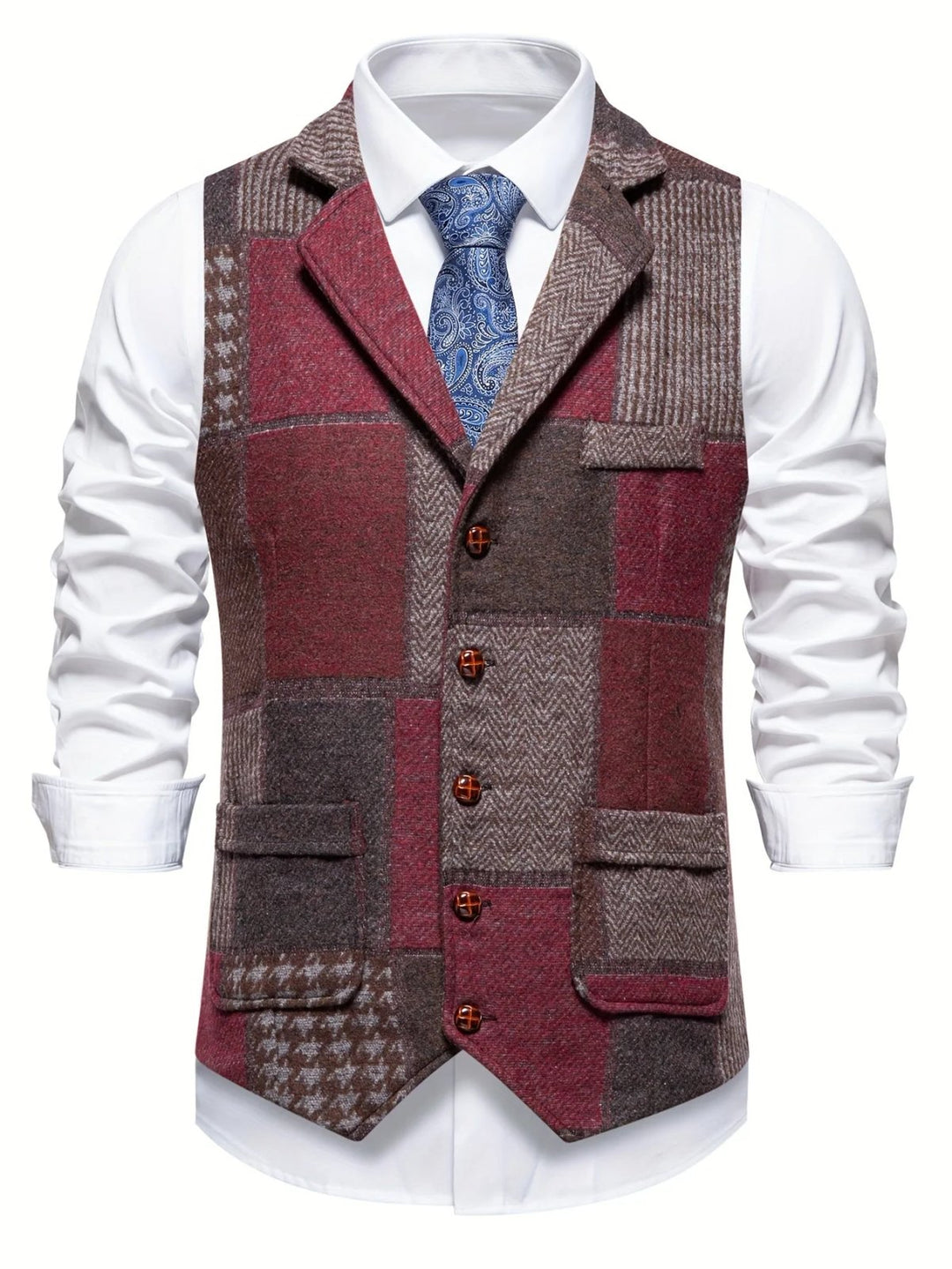 Jenson™ | Heritage Tweed Patterned Gilet